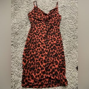 Going out cheetah print dress